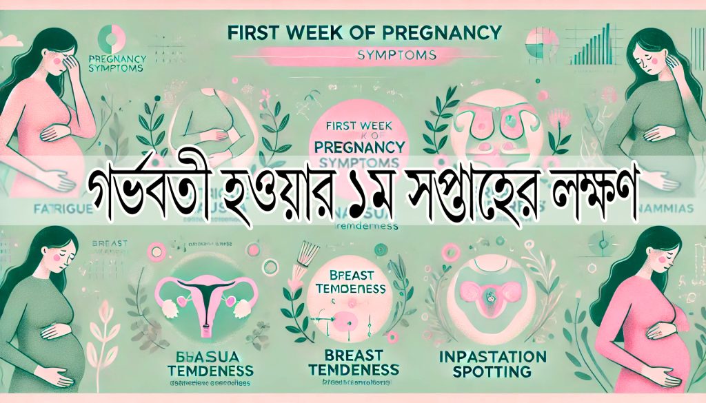 গর্ভবতী হওয়ার ১ম সপ্তাহের লক্ষণ