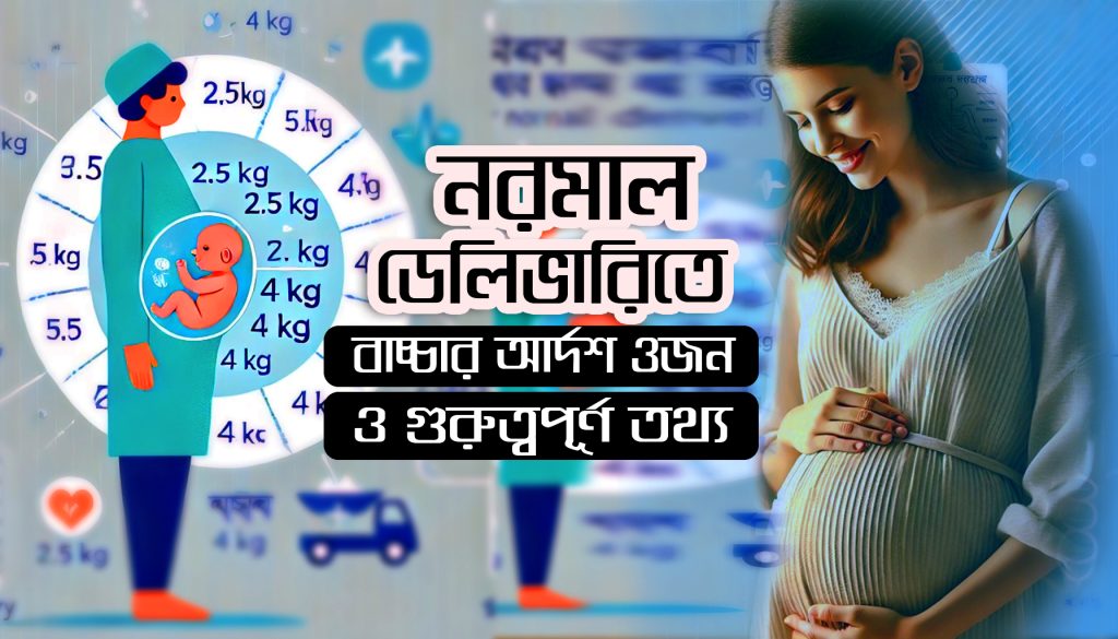 বাচ্চার ওজন কত হলে নরমাল ডেলিভারি হয়